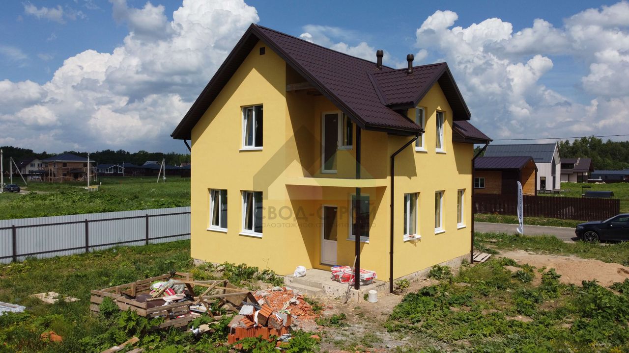 Построенный дом Дом из керамических блоков по проекту С-170 КЕ «Гармония» (138.4 м²)